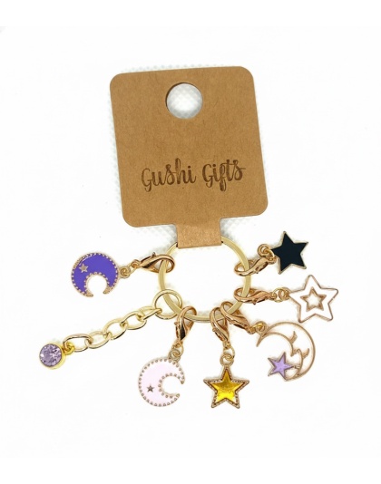 Handmade Celestial Stitch Markers Supporting &amp; Spreading Awareness Chronic Rare &amp; Invisible Disease