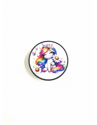 Rainbow Daisy Support Phone Grip Holder Warrior Surviver Chronic Rare Invisible Illness