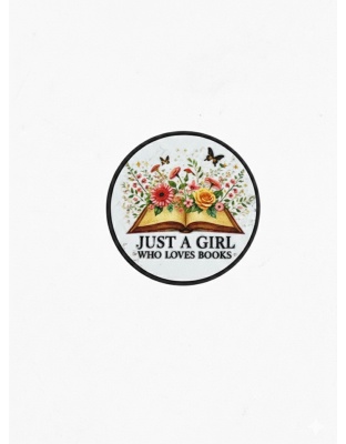 Just A Girl Who Loves Books Self Care Support Phone Grip Holder Warrior Surviver Chronic Rare Invisible Illness