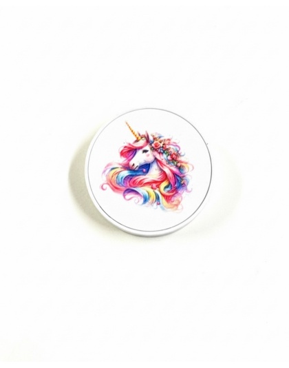 Multicolored Unicorn Support Phone Grip Holder Warrior Surviver Chronic Rare Invisible Illness