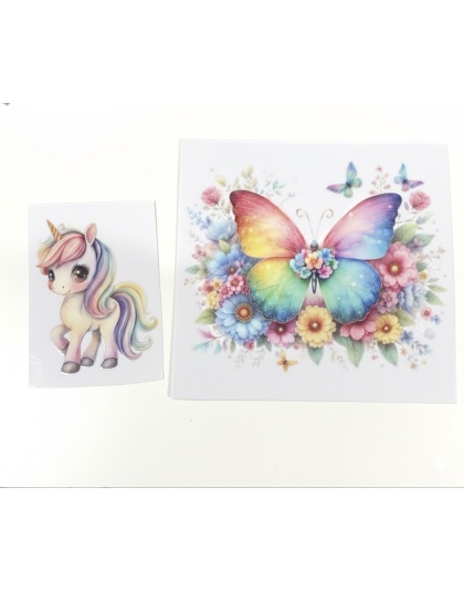 Rainbow Butterfly &amp; Unicorn White Travel Mug Rare, Chronic &amp; Grow Positive Thoughts Unicorn Invisible Illness Awareness and Support