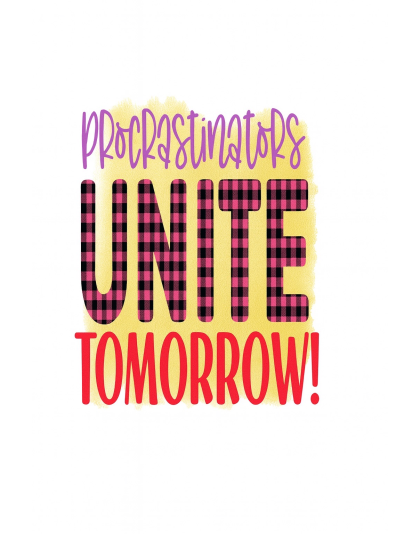 Procrastinators Unite Tomorrow Purple Mini Tumbler Keychain Pill Holder Purse &amp; Bag Accessory Support &amp; Spread Awareness