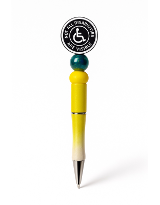 Handmade Not All Disabilities Are Visible Cute, Fun &amp; Full of Heart Support &amp; Awareness