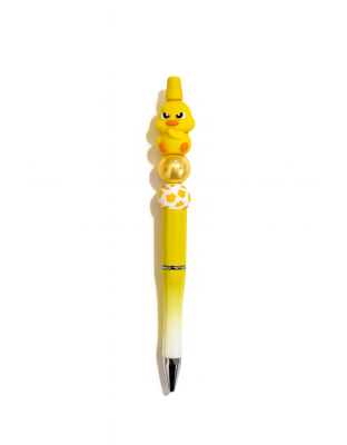 Handmade Yellow Cranky Duck Cute, Fun &amp; Full of Heart Support &amp; Awareness