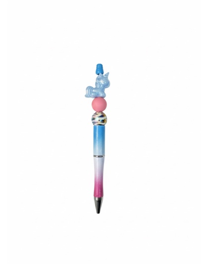 Handmade Pink Light Blue Unicorn Cute, Fun &amp; Full of Heart Support &amp; Awareness