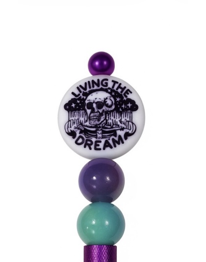 Handmade Purple Living The Dream Seam Ripper For Crafter Support Chronic, Rare&amp; Invisible Illness Awareness