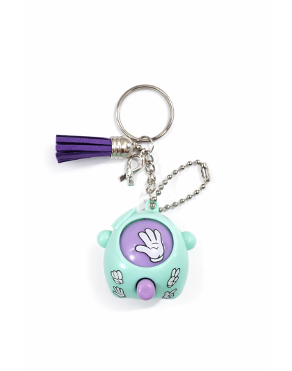 Teal Purple Rock Paper Scissors Fidget Toy Raise Awareness Support Rare Chronic &amp; Invisible Illness