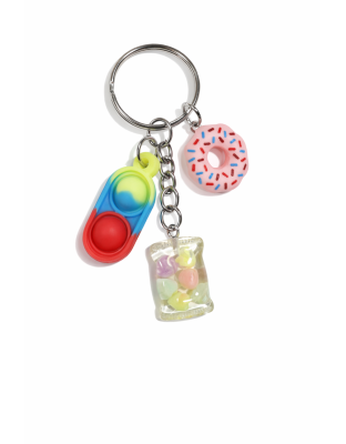 Rainbow Silicone Mini Pop Fidget Donut &amp; Sweets Sensory Toy Raise Awareness Support Rare Chronic &amp; Invisible Illness