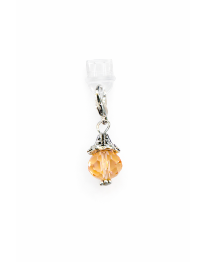 Light Brown Ball Phone Charm Plug-In Accessory Chronic Rare Invisible Illness Awareness &amp; Support