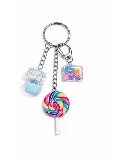 Blue Audible Keyboard Fidget Rainbow Candy Charms Sensory Toy Raise Awareness Support Rare Chronic &amp; Invisible Illness