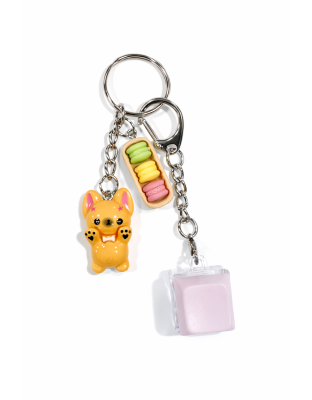 Pink Audible Keyboard Clicker Orange Dog &amp; Rainbow Pink Yellow Green Cookies Fidget Sensory Toy Raise Awareness Support Rare Chronic &amp; Invisible Illness