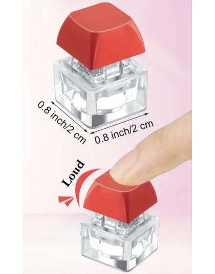 Green Audible Keyboard Fidget Yellow Blue Gummy Bear &amp; White Sprinkled Donut Sensory Toy Raise Awareness Support Rare Chronic &amp; Invisible Illness
