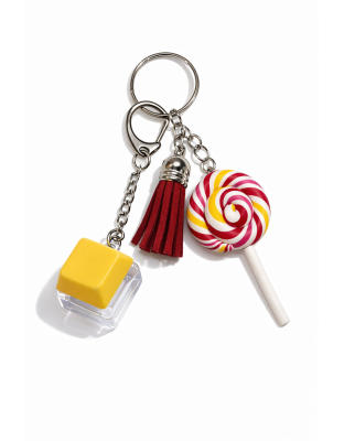Yellow Audible Keyboard Fidget Red Tassel Lollipop Sensory Toy Raise Awareness Support Rare Chronic &amp; Invisible Illness