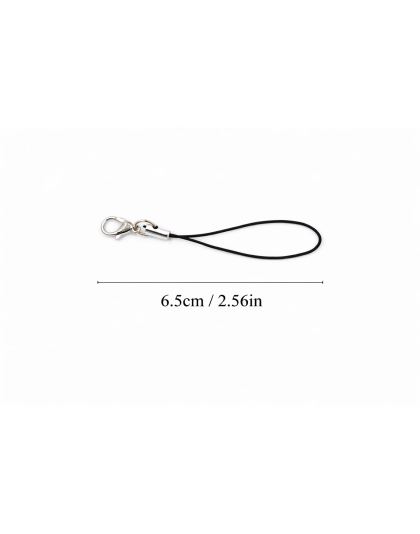 Silver &amp; Red Handmade Phone Lanyard &amp; Charm Accessory Chronic Rare Invisible Illness Awareness &amp; Support