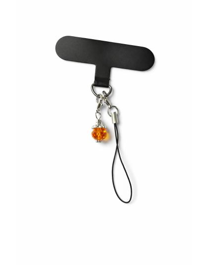 Orange Charm Handmade Phone Lanyard &amp; Charm Accessory Chronic Rare Invisible Illness Awareness &amp; Support