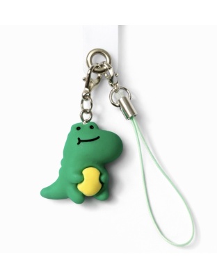 Green Dinosaur Charm Handmade Phone Lanyard &amp; Charm Accessory Chronic Rare Invisible Illness Awareness &amp; Support