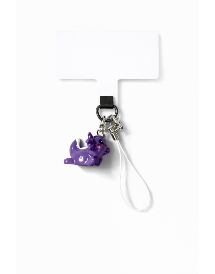 Purple Axolotl Charm Handmade Phone Lanyard &amp; Charm Accessory Chronic Rare Invisible Illness Awareness &amp; Support