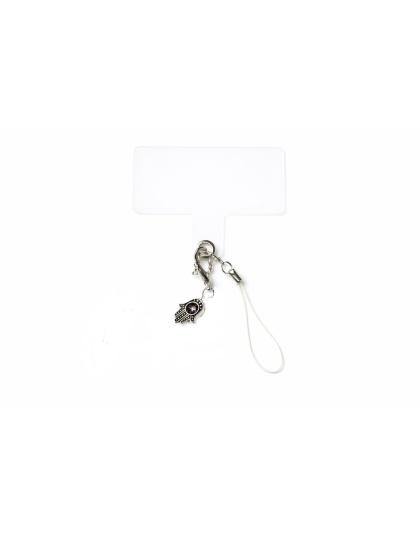 Silver &amp; Purple Charm Handmade Phone Lanyard &amp; Charm Accessory Chronic Rare Invisible Illness Awareness &amp; Support