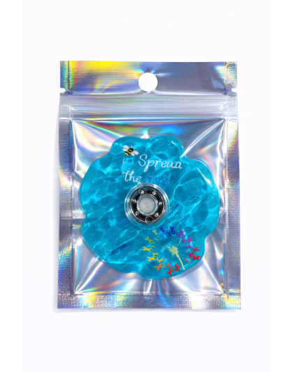 Blue Spread The Hope Calming Fidget Spinner – Anxiety Relief Sensory Toy Chronic Illness Rare Diseases Disability &amp; Awareness Support
