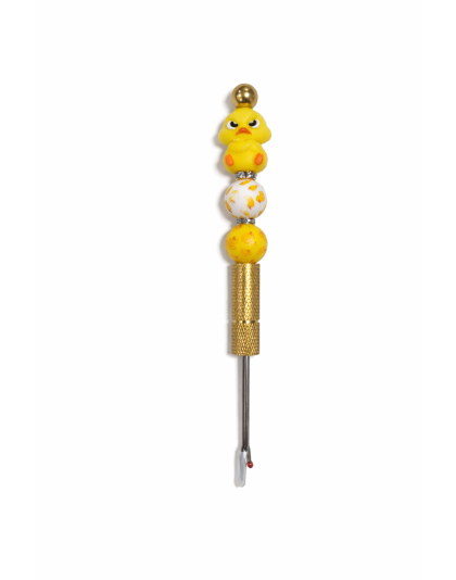 Handmade Yellow Cranky Duck Seam Ripper For Crafter Support Chronic, Rare&amp; Invisible Illness Awareness