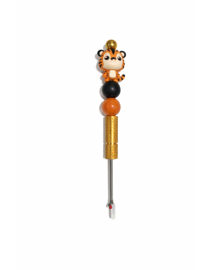 Handmade Orange Black Cute Tiger Seam Ripper For Crafter Support Chronic, Rare&amp; Invisible Illness Awareness