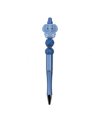 Handmade Blue Elephant Pen Cute, Fun &amp; Full of Heart Support &amp; Awareness