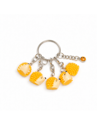 Handmade Yellow Porcupines Awareness Stitch Markers Supporting &amp; Spreading Awareness Chronic Rare Disease